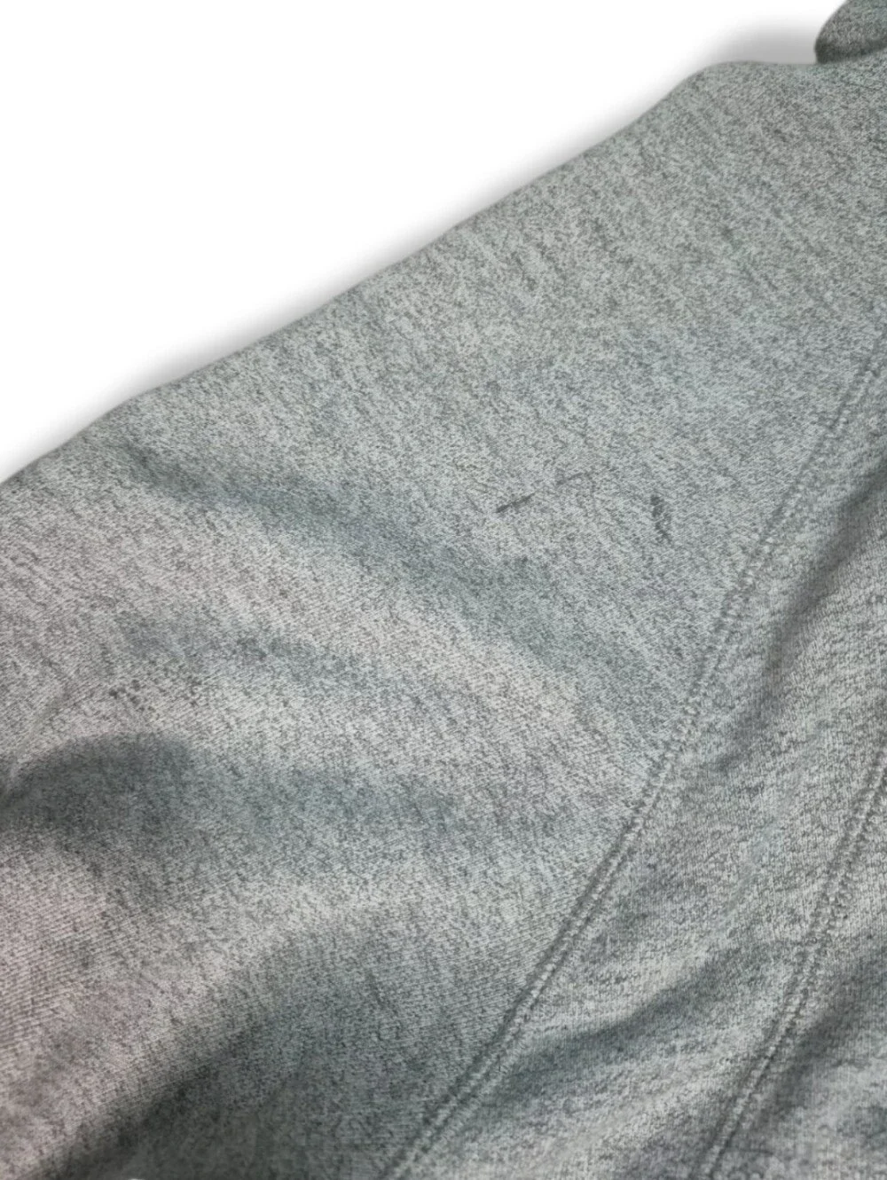 Air Jordan Men's Light Gray Full Zip Drawstring Hooded Cotton Jacket Sz. XXL